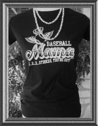 BASEBALL MAMA 1.2.3. STRIKES, YOU'RE OUT? logo