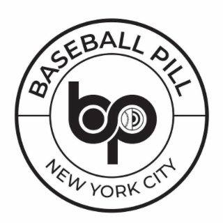 BASEBALL PILL BP NEW YORK CITY logo
