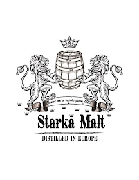 BASED ON A RECIPE FROM 1858 STARKA MALT DISTILLED IN EUROPE logo