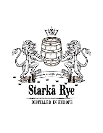 BASED ON A RECIPE FROM 1858 STARKA RYE DISTILLED IN EUROPE logo