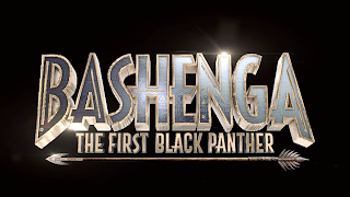 BASHENGA THE FIRST BLACK PANTHER logo