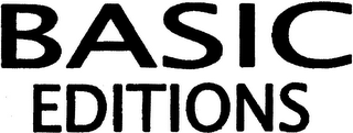 BASIC EDITIONS logo