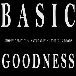 BASIC GOODNESS SIMPLY DELICIOUS NATURALLY NUTRITIOUS FOODS logo