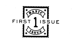 BASIC ISSUE FIRST 1 ISSUE logo