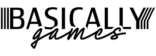 BASICALLY GAMES logo