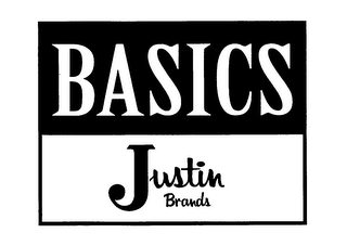 BASICS JUSTIN BRANDS logo