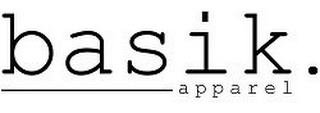 BASIK. APPAREL. logo