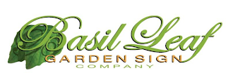 BASIL LEAF GARDEN SIGN COMPANY logo