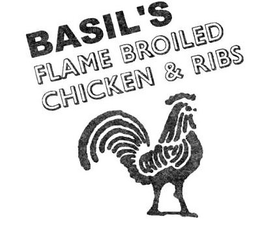 BASIL'S FLAME BROILED CHICKEN & RIBS logo