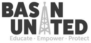 BASIN UNITED EDUCATE EMPOWER PROTECT logo
