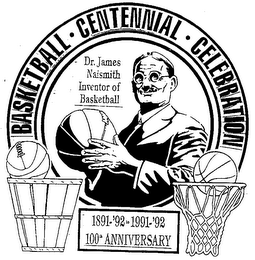 BASKETBALL CENTENNIAL CELEBRATION logo