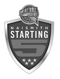 BASKETBALL HALL OF FAME NAISMITH STARTING 5 logo