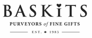 BASKITS PURVEYORS OF FINE GIFTS EST. 1985 logo