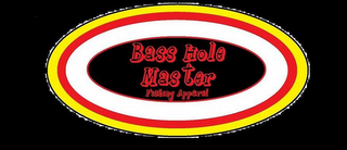BASS HOLE MASTER FISHING APPAREL logo