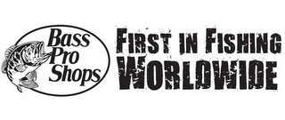 BASS PRO SHOPS FIRST IN FISHING WORLDWIDE logo