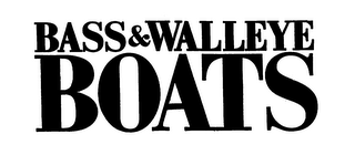 BASS & WALLEYE BOATS logo