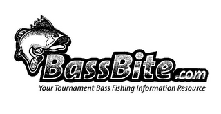 BASSBITE.COM YOUR TOURNAMENT BASS FISHING INFORMATION RESOURCE logo