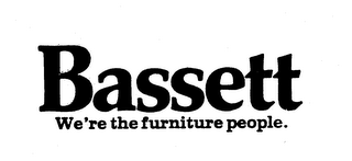 BASSETT WE'RE THE FURNITURE PEOPLE logo