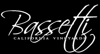 BASSETTI CALIFORNIA VINEYARDS logo
