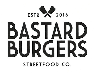 BASTARD BURGERS ESTD 2016 STREETFOOD CO. logo