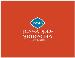 BASU'S PINEAPPLE SRIRACHA HOT SAUCE logo