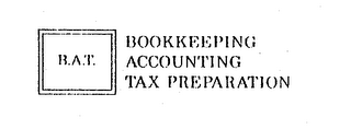 B.A.T. BOOKKEEPING ACCOUNTING TAX PREPARATION logo