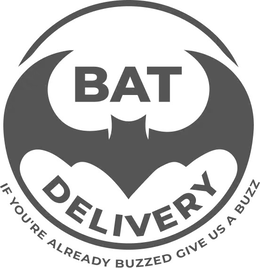 BAT DELIVERY IF YOU'RE ALREADY BUZZED GIVE US A BUZZ logo