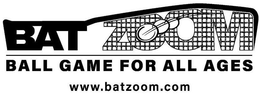 BAT ZOOM BALL GAME FOR ALL AGES WWW.BATZOOM.COM logo