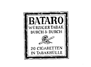 BATARO WURZIGER TABAK 20 CIGARETTEN IN TABAKHULLE logo