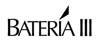 BATERIA III logo