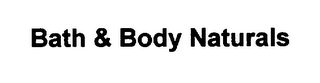 BATH & BODY NATURALS logo
