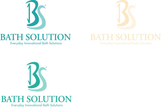 BATH SOLUTION BS EVERYDAY INNOVATIONAL BATH SOLUTIONS logo