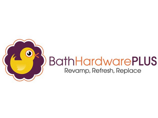 BATHHARDWAREPLUS REVAMP, REFRESH, REPLACE logo