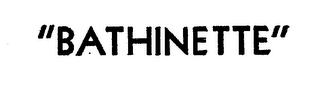 "BATHINETTE" logo