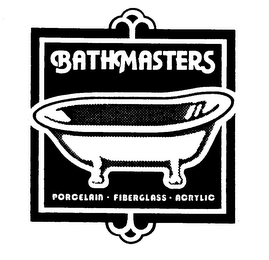 BATHMASTERS PORCELAIN-FIBERGLASS-ACRYLIC logo