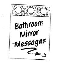 BATHROOM MIRROR MESSAGES logo