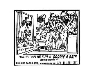 BATHS CAN BE FUN AT DOODLE A BATH LET US SHOW YOU! WE DESIGN KITCHENS TOO! RICHARD SACKS, LTD TEL 610-783-7515 FAX 610-783-0504 logo