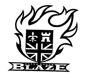 BATON ROUGE BLAZE logo