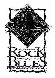 BATON ROUGE'S ROCK -N- BLUES FESTIVAL @ CATFISHTOWN logo