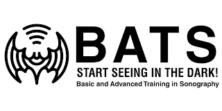 BATS START SEEING IN THE DARK! BASIC AND ADVANCED TRAINING IN SONOGRAPHY logo