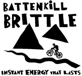 BATTENKILL BRITTLE, INSTANT ENERGY THAT LASTS logo