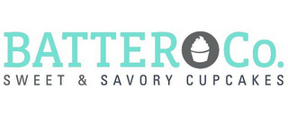 BATTER CO. SWEET & SAVORY CUPCAKES logo