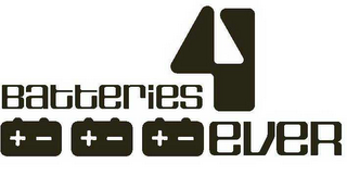BATTERIES 4 EVER logo