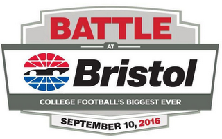 BATTLE AT BRISTOL COLLEGE FOOTBALL'S BIGGEST EVER SEPTEMBER 10 2016 logo