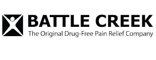 BATTLE CREEK THE ORIGINAL DRUG-FREE PAIN RELIEF COMPANY logo