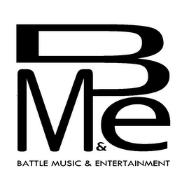 BATTLE MUSIC & ENTERTAINMENT B M & E logo