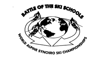 BATTLE OF THE SKI SCHOOLS WORLD ALPINE SYNCHRO SKI CHAMPIONSHIPS logo