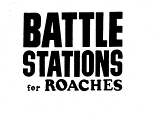 BATTLE STATIONS FOR ROACHES logo