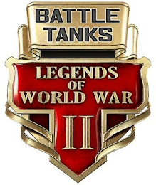 BATTLE TANKS LEGENDS OF WORLD WAR II logo