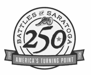 BATTLES OF SARATOGA AMERICA'S TURNING POINT 250 1777 2027 logo